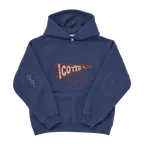 Cotte Flag Fleece Hoodie(DEEP BLUE)