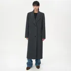 클래식 맥시 코트 CHARCOAL