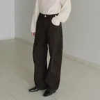 [29CM단독 3차] [기장선택] Round tomboy denim (brown)