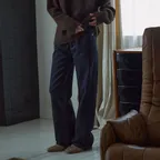 [기장선택]Nonfade Classic Straight Denim Pants[LMBFAU25DN015]-Midnight blue