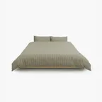 [기간한정 이불솜 증정] DUVET COVER - THIN STRIPE MOSS (2 SIZES) 이불커버 - 씬스트라이프모스 (슈퍼싱글, 퀸/킹)