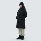 시티캠퍼 여성 롱 다운 자켓 Black (S25WWGDJ67)