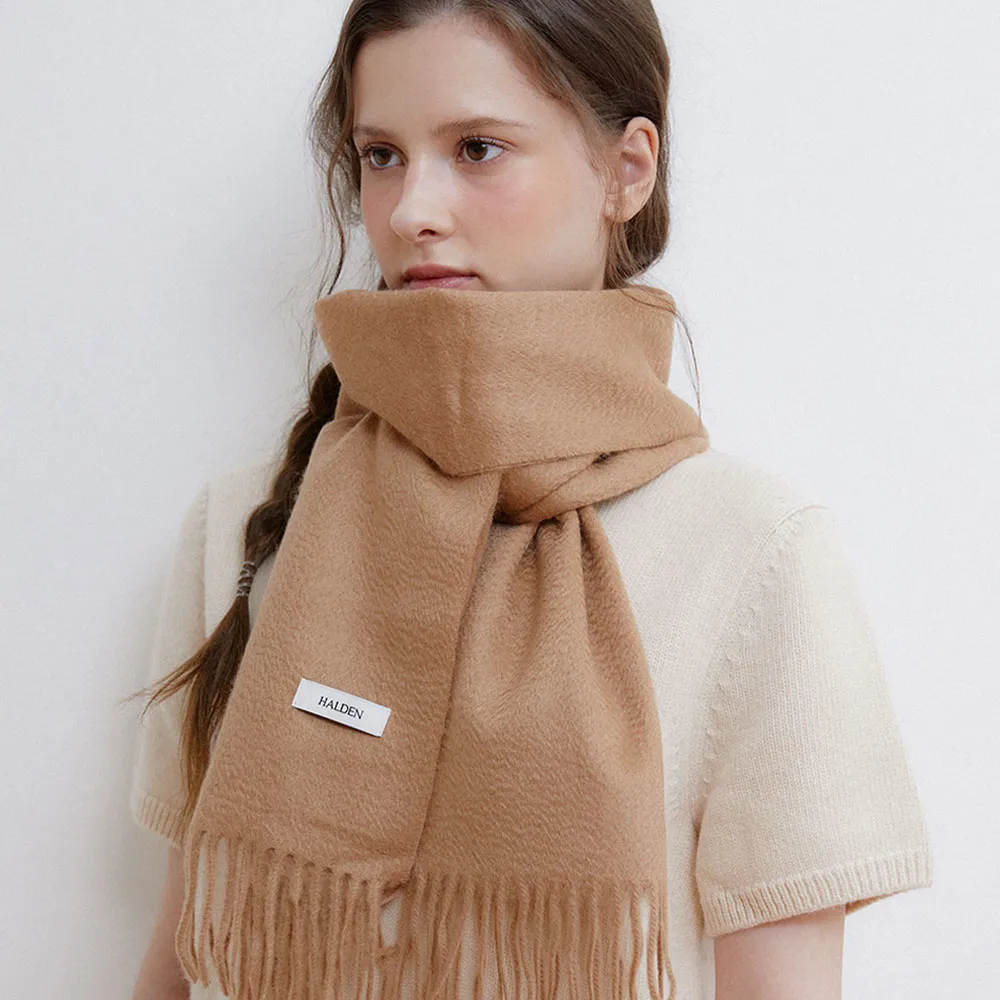 FAUBOURG MUFFLER 170 CM IN HUNTER GREEN CASHMERE