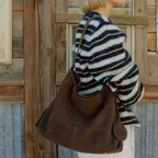 [29CM 단독] COUPE BAG - BROWN_SUEDE