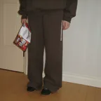 [2nd] Square Logo String Sweatpants - Brown