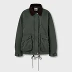 [29CM 단독] 코듀로이 배색 워시드 점퍼_다크카키 9175413984