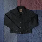 Lot.105J ONE POCKET BUCKLE BACK JACKET(BLACK)