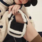 벌루니 시어링 마이크로 미니백 블랙 OZAKFA314B