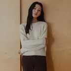 Raglan Crew-neck Knit - Ivory