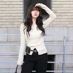 [오제 PICK] 골지 브이넥 가디건 MDCD034_5 Colors