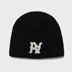 Wool Knit PA Beanie Black