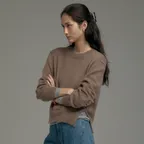 러스틱 라마 니트_3color