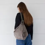 [29CM 단독] Tourer Shoulder Suede Grey F020_M4