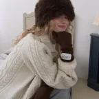 울 핑거홀 글로브 (브라운)