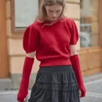 FLOCON Warmer Knit Set(플로콘)_RED