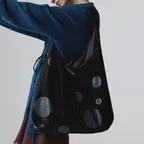 Dot Bubble Bag_Glossy Black