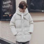 [스페셜오더] 바라클 덕다운 하프 패딩_3COLORS