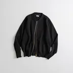 [29CM 단독] C2 FULL ZIP MIL CARDIGAN black