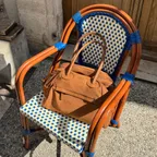 TWO ZIPPER BAG SUEDE ORIGINAL(DONUT)