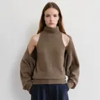 Ovia Bolero Cardigan Set (Khaki Brown)