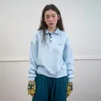 263. Collar Sweatshirt _ Ice Blue