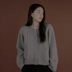 Peanut Cardigan_Gray