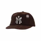 ATM LOGO CORDUROY BALL CAP BROWN