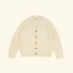 시그니처 아란 브이넥 카디건-아이보리 CDVN-IV-2401