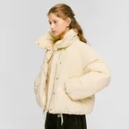 stand collar duck down padded jumper (2color)