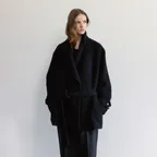 Rowan Belted Half Coat (Black)