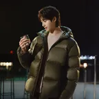 남성 올튼 다운 숏패딩 (D/OLIVE)