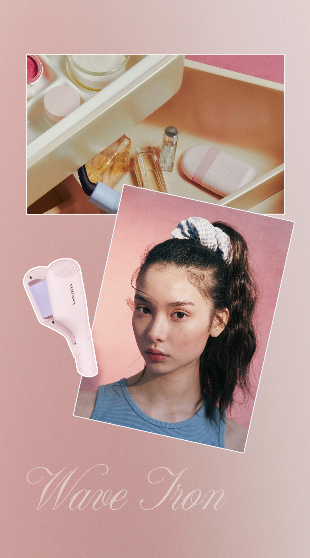 MUSINSA公式 | VODANA コンパクトウェーブアイロン38mmアイボリームード