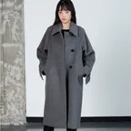 [29CM 단독] Signature Volume Silhouette Coat Grey (KE5X30M023)