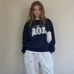 Dalmatian_Classic Sweatshirt Navy