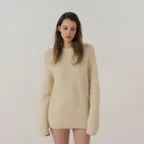 [3rd 예약배송/ 1월30일] Lilly Brushed Knit Sweater_Cream