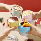 [GIFT] 스토크 Swirl 세라믹컵 207ml (2pcs) 5colors 집들이선물 홈카페