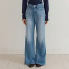 Wide Bootcut Jeans (blue)