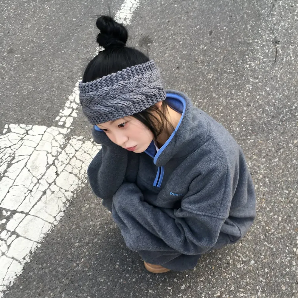 [1차 01/16 2차 01/23 예약배송][6th][SET] Fleece set up_melange gray