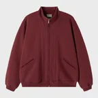 Heavy Sweat Track Jacket - Old Burgundy