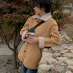 [10차]시어링 리버시블 무스탕 (Beige)