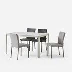 한샘 위드 세라믹 4인 식탁세트 1400(위드의자4포함)