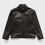 SPORTING LEATHER JACKET / BLACK 사이즈