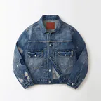 SELVEDGE DENIM 2ND JACKET_REPAIR BLUE