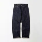 30S CINCH BACK SELVEDGE WIDE PANTS_INDIGO