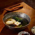 깨두부를 넣은 국물 요리 하기 좋은 통3중 스키야키팬 (12각) 20/22/24/26cm [인덕션 사용가능]