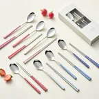 네바 316 스텐 커트러리 한식 2인 세트 4P