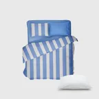 [SET] CENTRE 차렵이불 SET 블루ST & 블루 레이어드 60수 고밀도 / 알러지케어