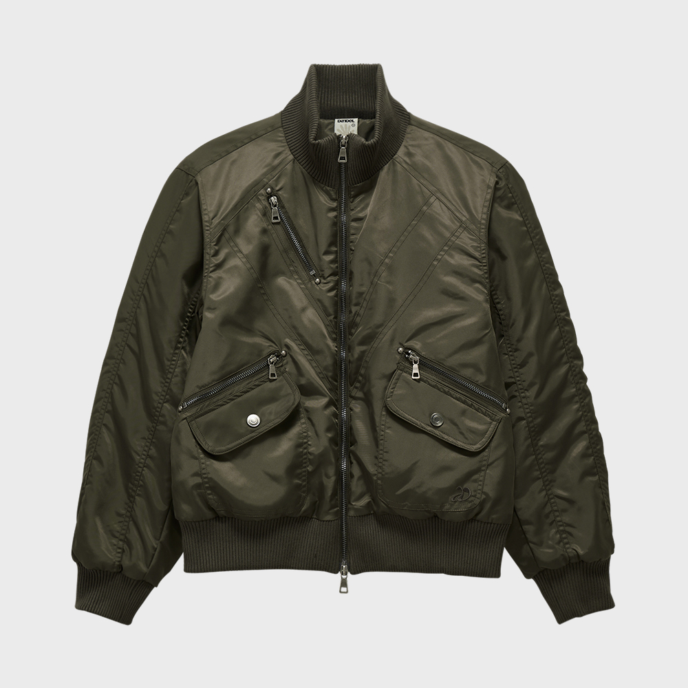 DD cropped studded MA-1 jacket (KHAKI) - 감도 깊은 취향 셀렉트샵 29CM