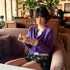 [4COLORS] 클로버 버튼 포인트 메리노울 100% 가디건