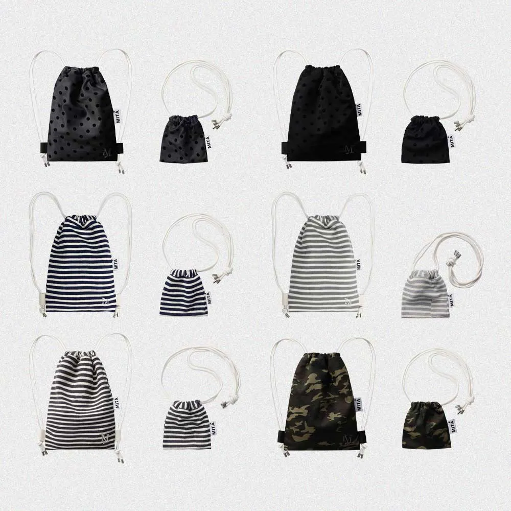 [무료교환반품]_[SET] 스트링 짐색&미니백 6COLOR